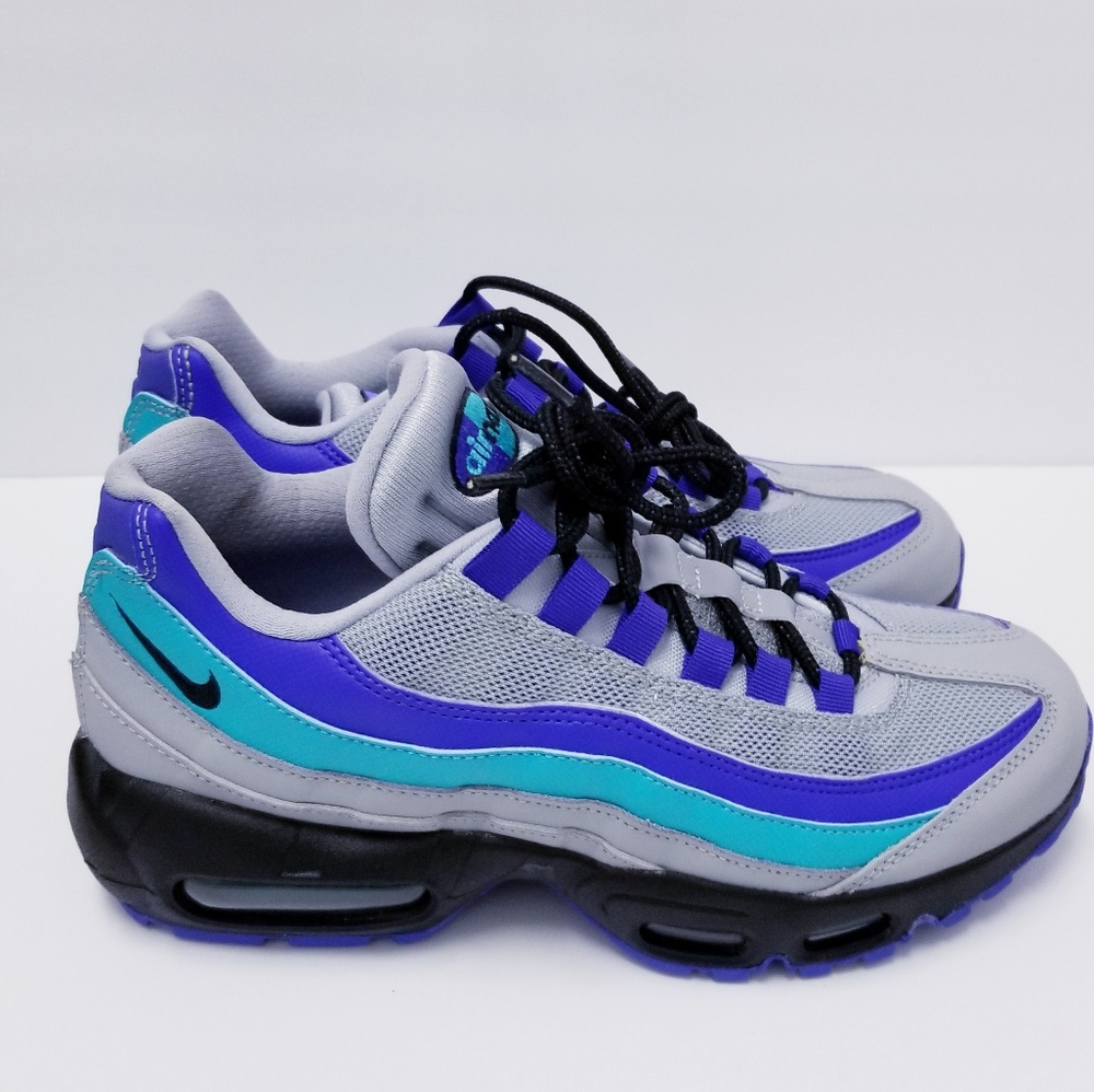 Nike Air Max 95 OG Aqua Running Training Shoes AT2 - Picture 3 of 8
